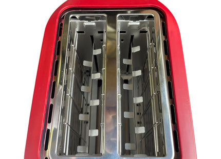 Hamilton Beach Ella 2 Slice Toaster 800W, Wide Slot, Matte Red - USED