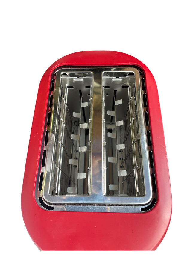Hamilton Beach Ella 2 Slice Toaster 800W, Wide Slot, Matte Red - USED
