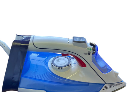 Hamilton Beach SteamMax Pro 3000W Steam Iron, White & Blue - USED