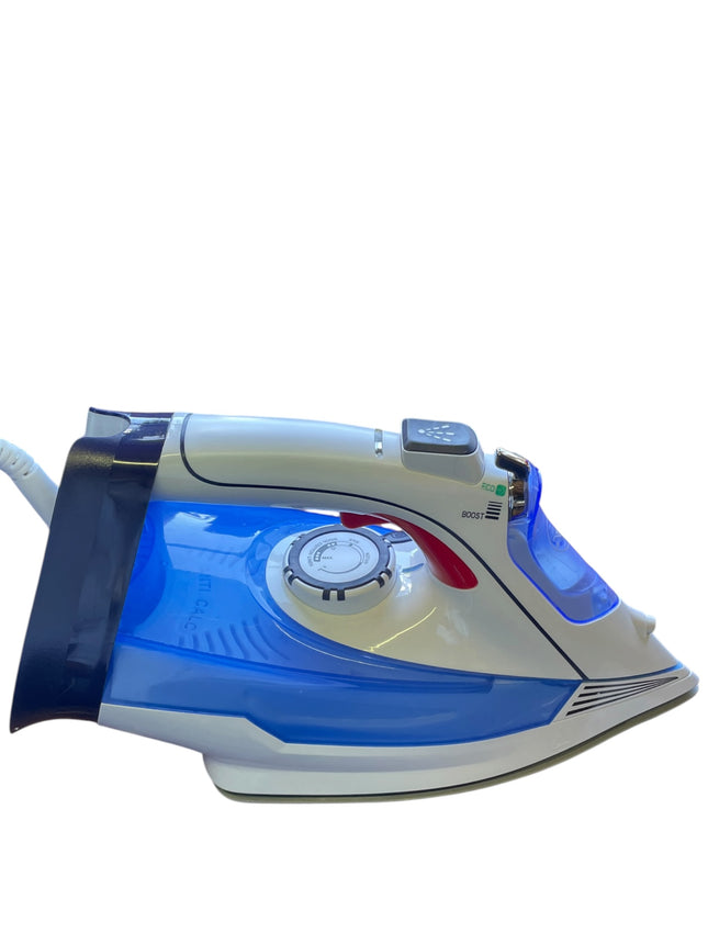 Hamilton Beach SteamMax Pro 3000W Steam Iron, White & Blue - USED