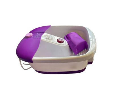 Sensio Spa Heated Foot Spa Massager with Bubbles & Massage Rollers - USED