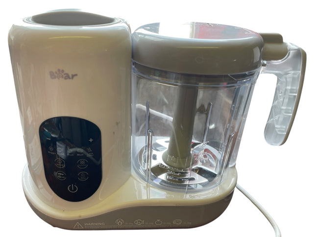 Bear One-Step Baby Food Maker & Steamer Blender – 400ml  (Beige) - Used