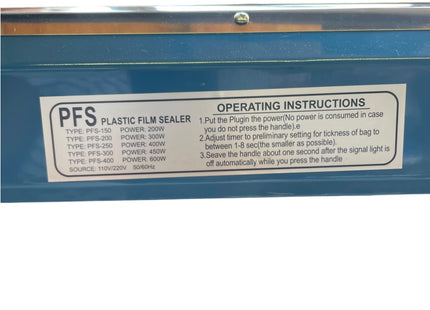 300mm Impulse Heat Sealer Machine – Manual Plastic Bag Sealing Machine - USED