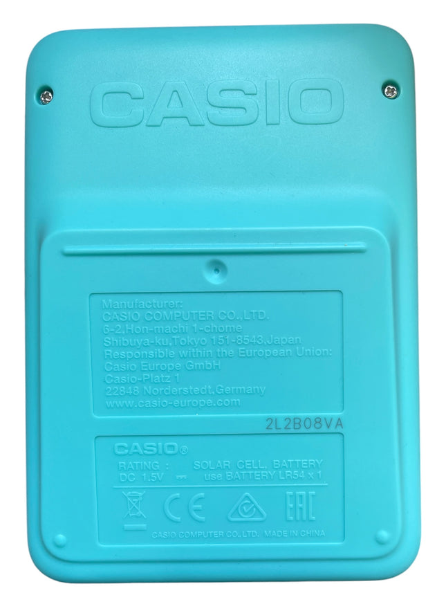 Casio MS-7UC Business Calculator – 10 Digit Solar & Battery Desktop Calculator - USED