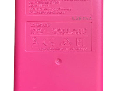Casio SL-310UC-RD Financial Calculator – 10 Digit Solar & Battery Calculator Red - USED