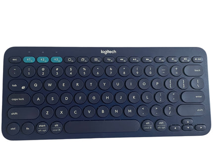Logitech K380 Multi-Device Bluetooth Wireless Keyboard, Blue - USED