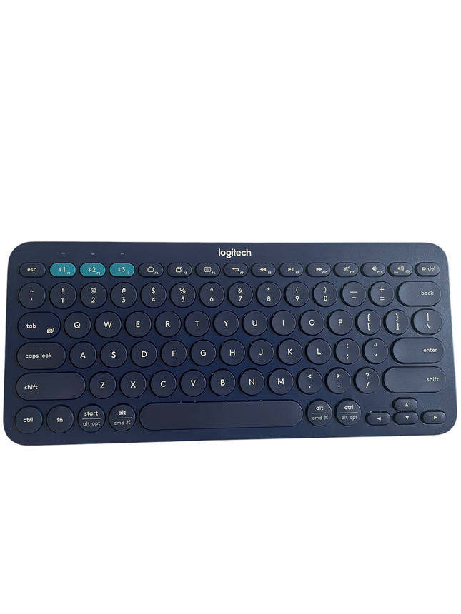 Logitech K380 Multi-Device Bluetooth Wireless Keyboard, Blue - USED