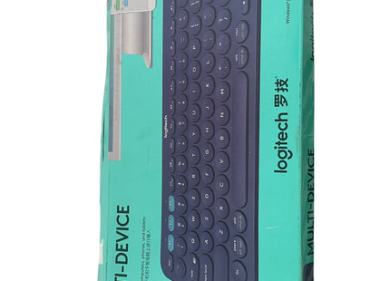 Logitech K380 Multi-Device Bluetooth Wireless Keyboard, Blue - USED