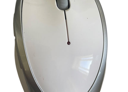 LOGIK Wireless Optical Mouse – 2.4GHz 1600 DPI Ergonomic Mouse White - USED