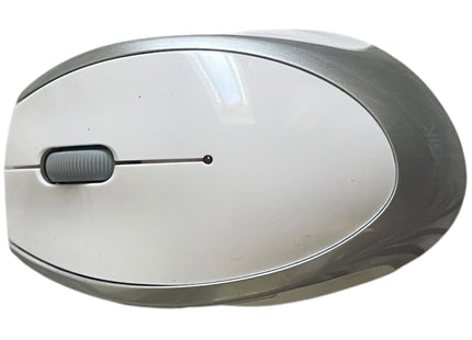 LOGIK Wireless Optical Mouse – 2.4GHz 1600 DPI Ergonomic Mouse White - USED