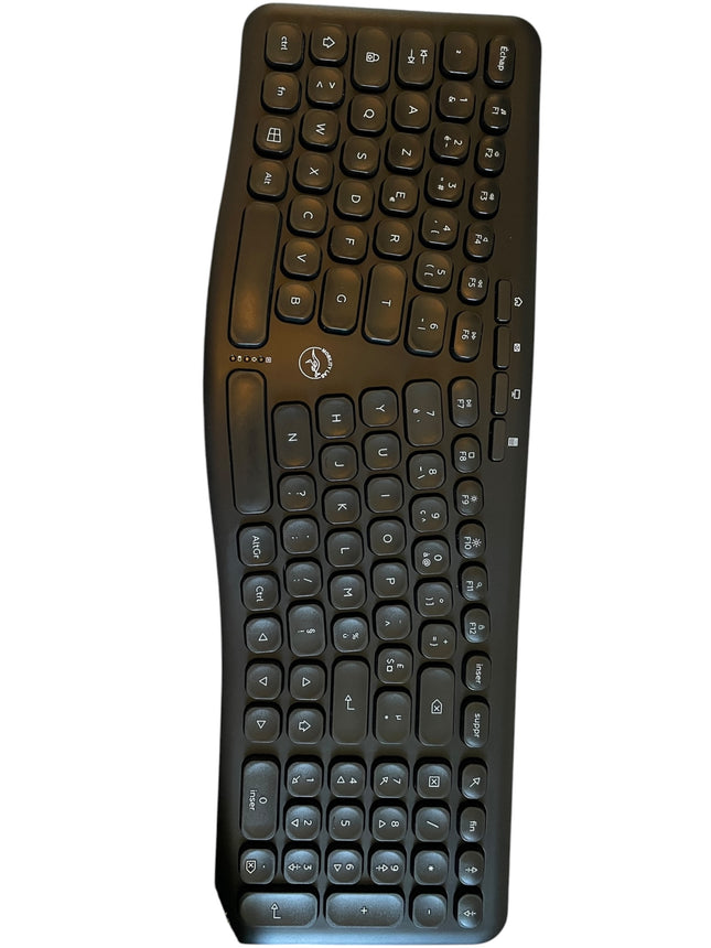 Mobility Lab Wireless Ergonomic Keyboard with Wrist Rest, USB Nano Receiver - USED