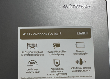 ASUS Vivobook Go 15 E1504FA 15.6" Ryzen 3 8GB RAM 512GB SSD Laptop
