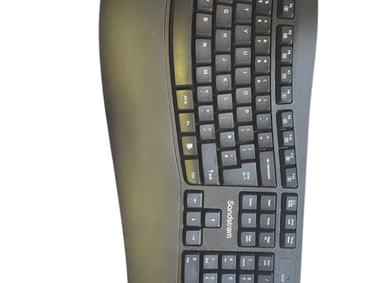 SANDSTROM Ergonomic Wireless Keyboard & Mouse Set – 2.4GHz, Optical Mouse - USED