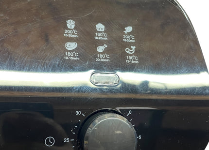 Daewoo 2L Compact Manual Air Fryer – 900W Single Drawer Healthy Cooker - USED