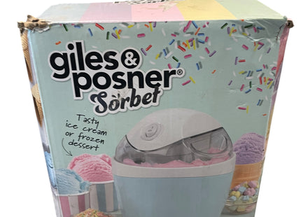 Giles & Posner Sorbet Gloss 0.5L Electric Ice Cream Maker EK5014GSBL Blue - USED