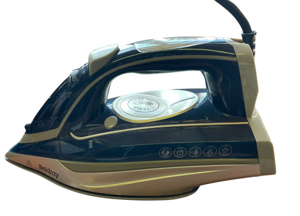 Beldray One Temp Steam Iron 3200W Ceramic Soleplate Auto Shut-Off Black - USED