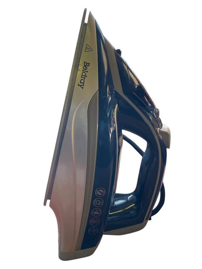 Beldray One Temp Steam Iron 3200W Ceramic Soleplate Auto Shut-Off Black - USED
