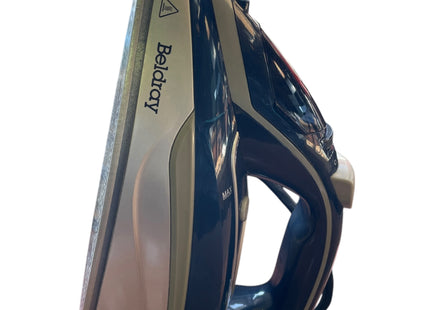 Beldray One Temp Steam Iron 3200W Ceramic Soleplate Auto Shut-Off Black - USED