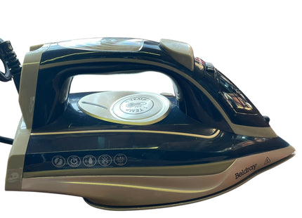 Beldray One Temp Steam Iron 3200W Ceramic Soleplate Auto Shut-Off Black - USED