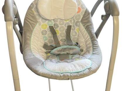 Ingenuity Swing 'n Go 5-Speed Portable Baby Swing with Music & Sounds - USED
