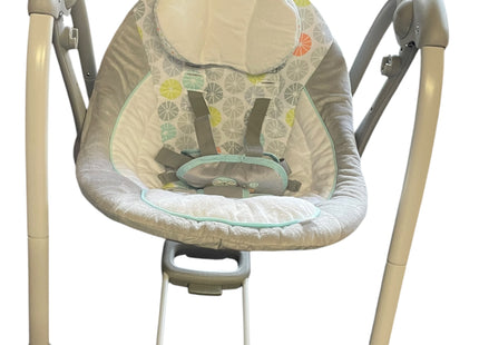Ingenuity Swing 'n Go 5-Speed Portable Baby Swing with Music & Sounds - USED