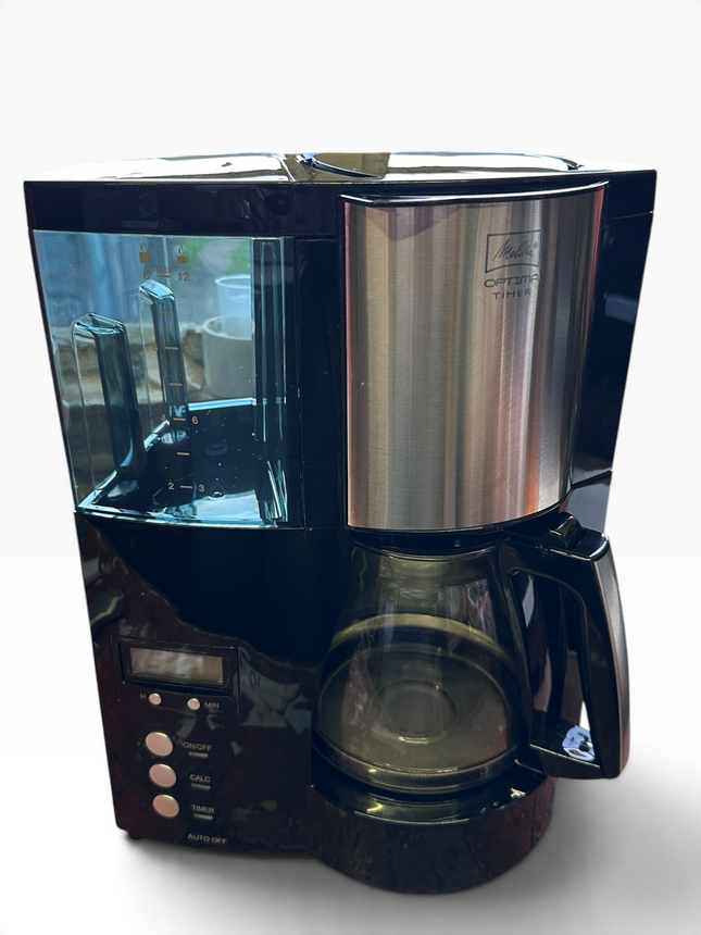 Melitta Optima Timer 1.2L Filter Coffee Machine 850W, Black - USED