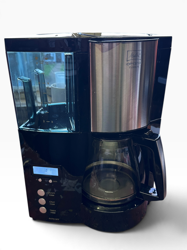 Melitta Optima Timer 1.2L Filter Coffee Machine 850W, Black - USED