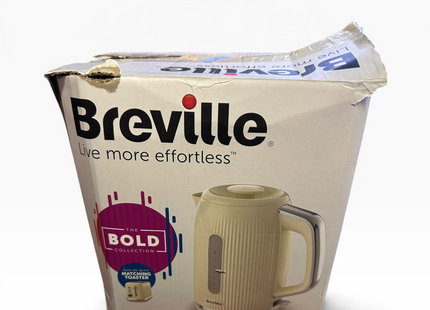 Breville Bold 1.7L 3000W Fast Boil Electric Kettle Vanilla VKT223 - USED