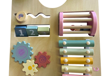 Bautia Wooden Baby Walker & Activity Centre – 10-in-1 Push Along Toy