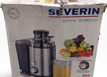 Severin ES 3566 Electric Juicer 400W 2-Speed Stainless Steel, EU Plug – USED