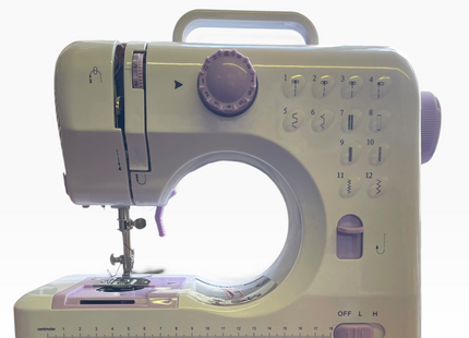 Astrowinter Mini Sewing Machine 12 Stitch Patterns & Extension Table – Used