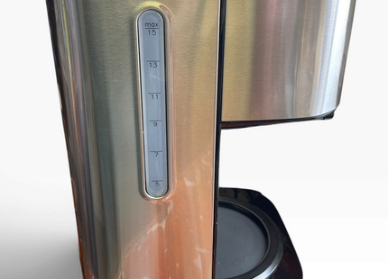 VonShef 1.5L Filter Coffee Machine, 12 Cup Drip Coffee Maker - USED