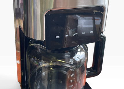 VonShef 1.5L Filter Coffee Machine, 12 Cup Drip Coffee Maker - USED