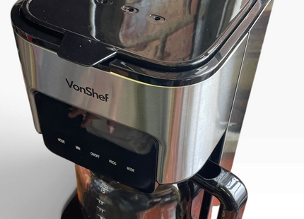 VonShef 1.5L Filter Coffee Machine, 12 Cup Drip Coffee Maker - USED