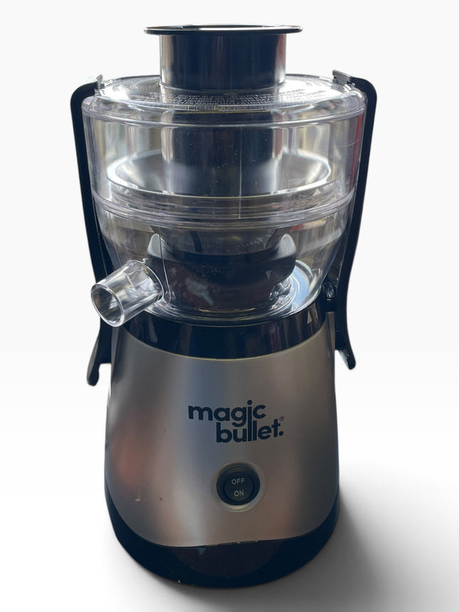 NutriBullet Magic Bullet 400W Centrifugal Juicer 470ml 10-Piece Set Silver - USED