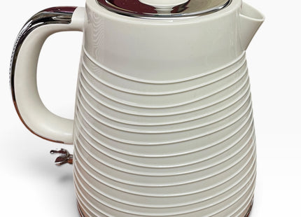 Haden Devon 1.7L 3000W Fast Boil Kettle with Auto Shut-Off, Cream - USED