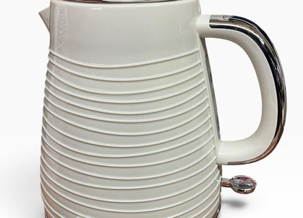 Haden Devon 1.7L 3000W Fast Boil Kettle with Auto Shut-Off, Cream - USED