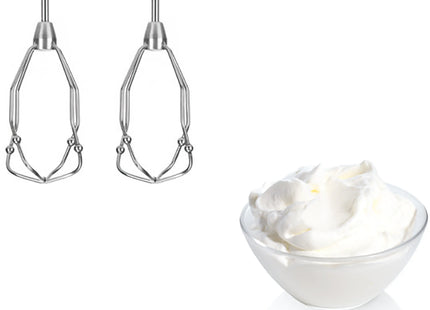 Bosch MFQ4850 Styline 575W Hand Mixer – 5 Speeds, FineCreamer Beaters, White/Silver
