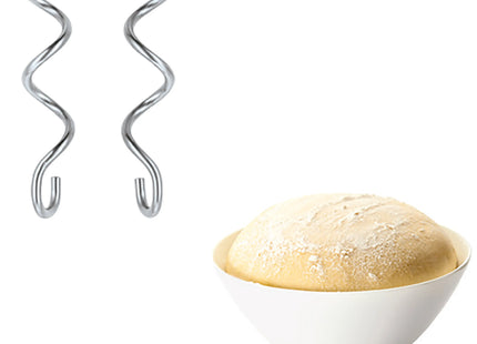 Bosch MFQ4850 Styline 575W Hand Mixer – 5 Speeds, FineCreamer Beaters, White/Silver