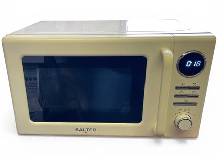 Salter Retro Cream Microwave 20L – 800W Digital Solo Microwave - Used