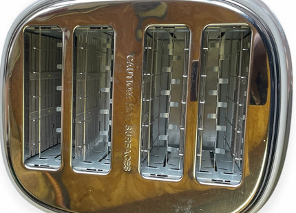 Salter Retro 4 Slice Toaster – Grey 1630W with Wide Slots & 6 Browning Levels - Used