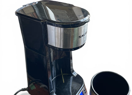Salter Personal Coffee Machine – One Cup Maker with Travel Mug - Used