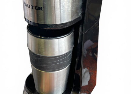 Salter Personal Coffee Machine – One Cup Maker with Travel Mug - Used