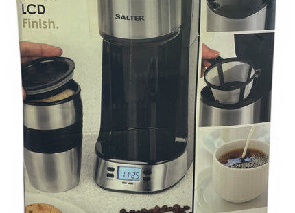 Salter Personal Coffee Machine – One Cup Maker with Travel Mug - Used