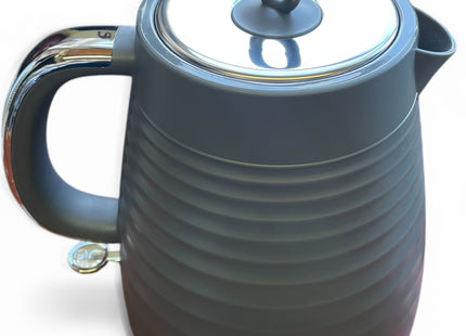 Salter Ripple Kettle 1.7L – Grey 3KW Rapid Boil Cordless - Used