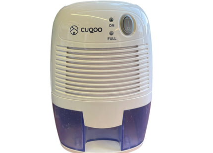 CUQOO 500ml Mini Dehumidifier – Portable Quiet Moisture Absorber - Used