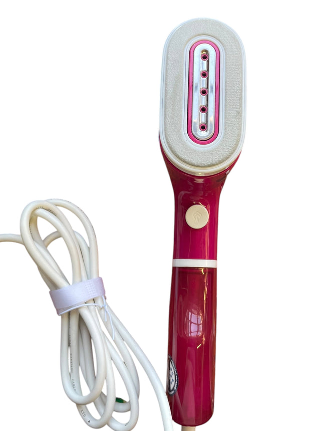 Tefal Pure Pop Handheld Clothes Steamer Pink, Travel Garment Steamer - Used