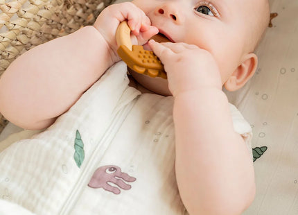 Done by Deer Deer Friends Silicone Teether 2-Pack – Elphee & Croco Mustard/Powder 3m+