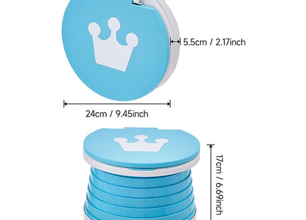 Blue Travel Portable Foldable Potty Seat for Children