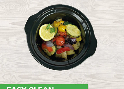 Hamilton Beach 1.8L Mini Slow Cooker, 90W Compact Cooker Black